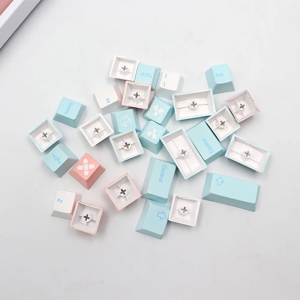 독일어 프랑스어 이탈리아어 스페인 영국 ISO GMK Noel PBT 염료 Subb keycap 체리 프로필 Keycaps QWERTZ AZERTY MX 키보드 키 캡 세트
