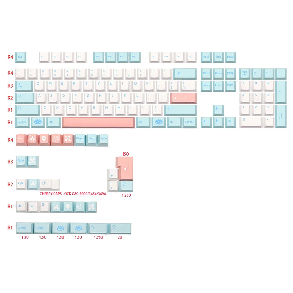 독일어 프랑스어 이탈리아어 스페인 영국 ISO GMK Noel PBT 염료 Subb keycap 체리 프로필 Keycaps QWERTZ AZERTY MX 키보드 키 캡 세트