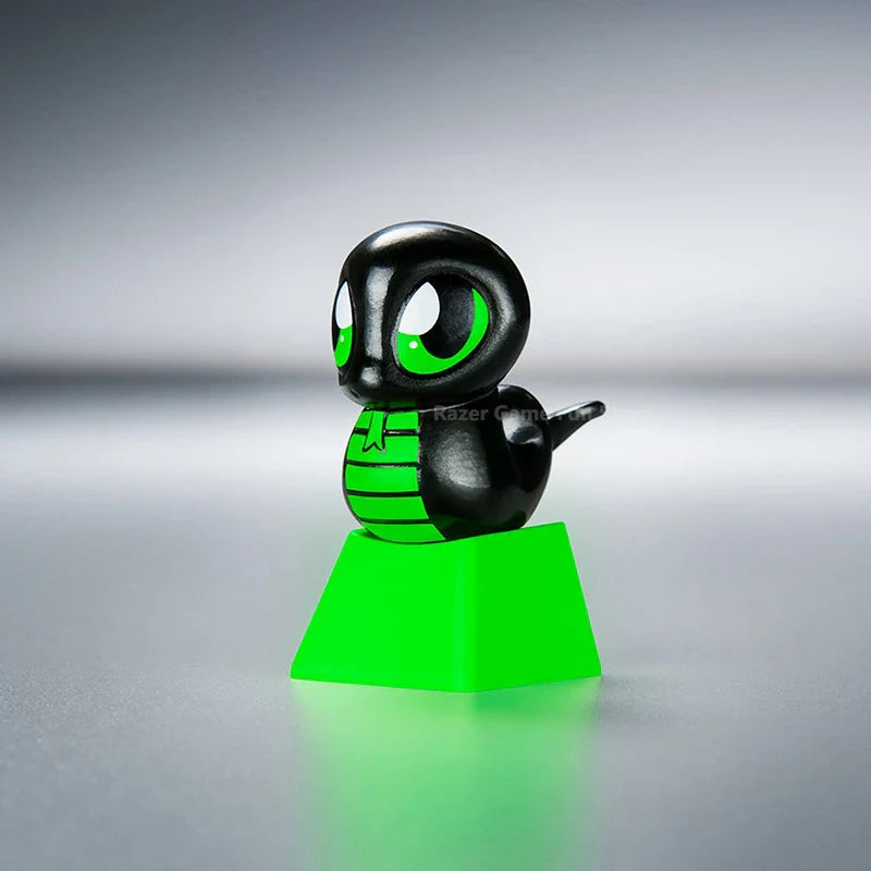 Razer Sneki Snek Keycap ABS 및 PVC로 제작된 귀여운 동반자 키보드 액세서리는 모든 Razer 기계식 및 광학 키보드에 적합합니다.