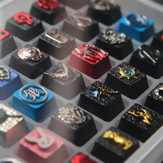 Dropshipping Artisan Custom ESC Keycap Alu Alloy Keycaps voor mechanisch toetsenbord STEAM R4 Hoogte Stereoscopisch