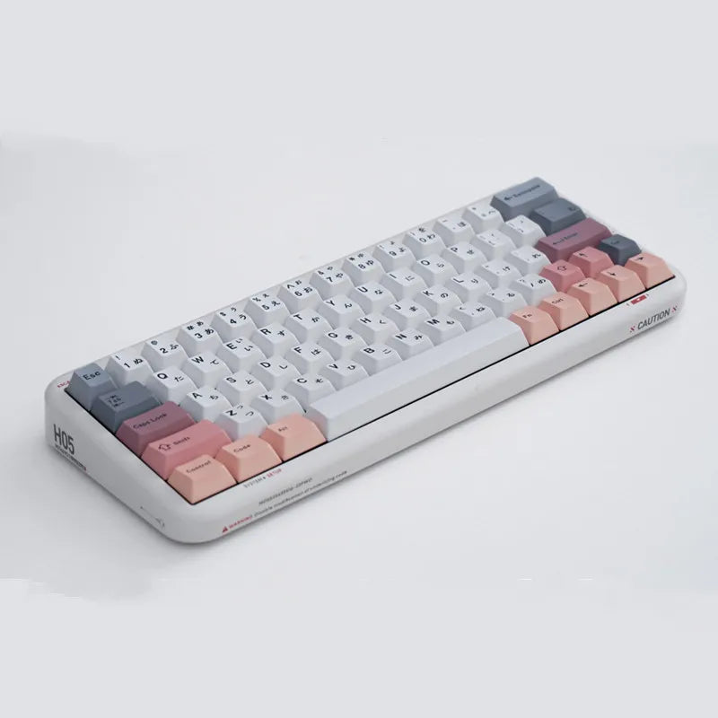 Akira Keycaps US/JP 체리 프로파일 129/23 키 PBT 소재 MX 스위치 기계식 키보드 용 5면 염료 승화 키캡