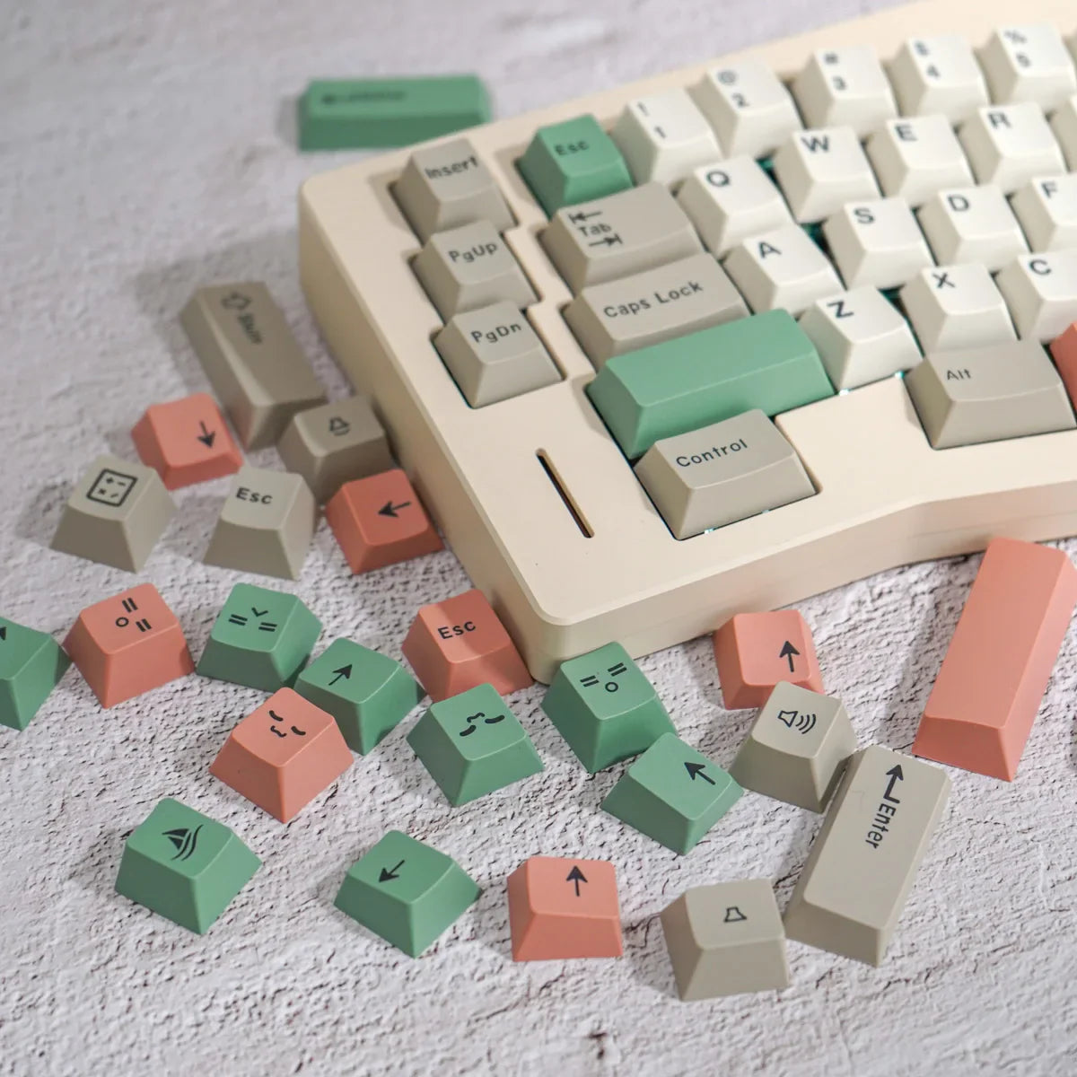 Gmk keycaps 9009 173 키 체리 프로필 ABS 키 캡 기계식 키보드 용 이중 샷 영어 성격 키 캡 64/68/75/84