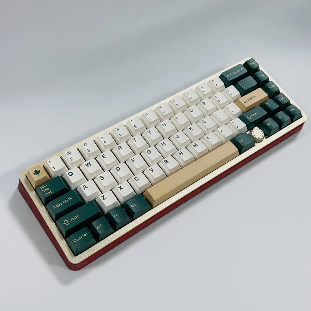 [블루 스카이] GMK 키캡 복제 Arctic WOB 체리 프로필 MX Mechanicla Keybo용 Doubleshot ABS 키캡